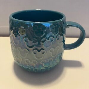 Disney Parks Home Mickey Mouse Raised Icon Mug
16 oz 
Iridescent Aqua